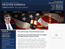 Tablet Screenshot of californiacriminalattorney.us